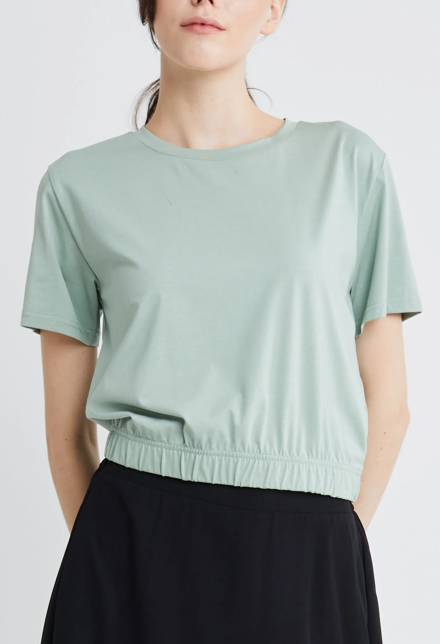 Relaxed Cropped Boxy Top