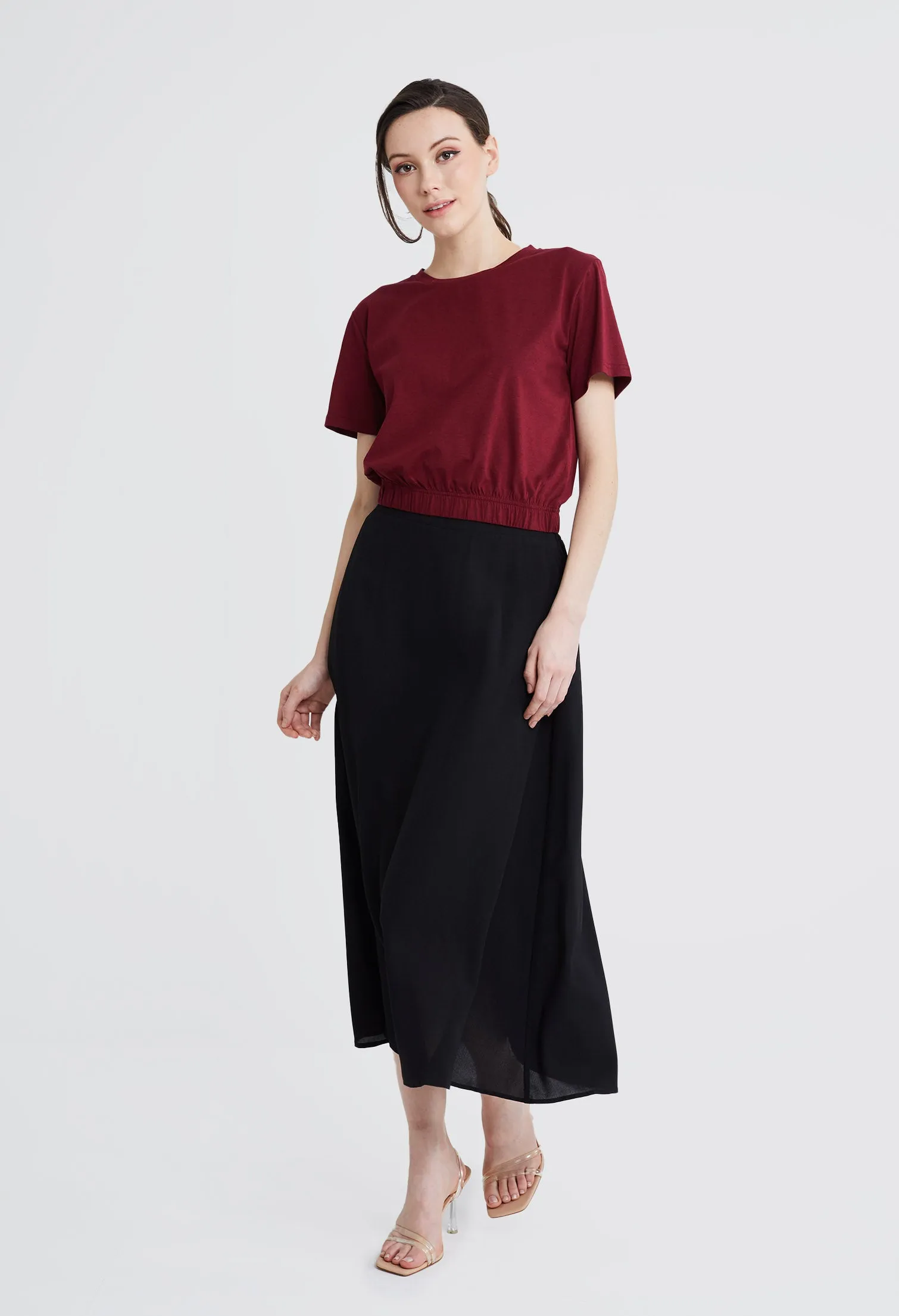 Relaxed Cropped Boxy Top