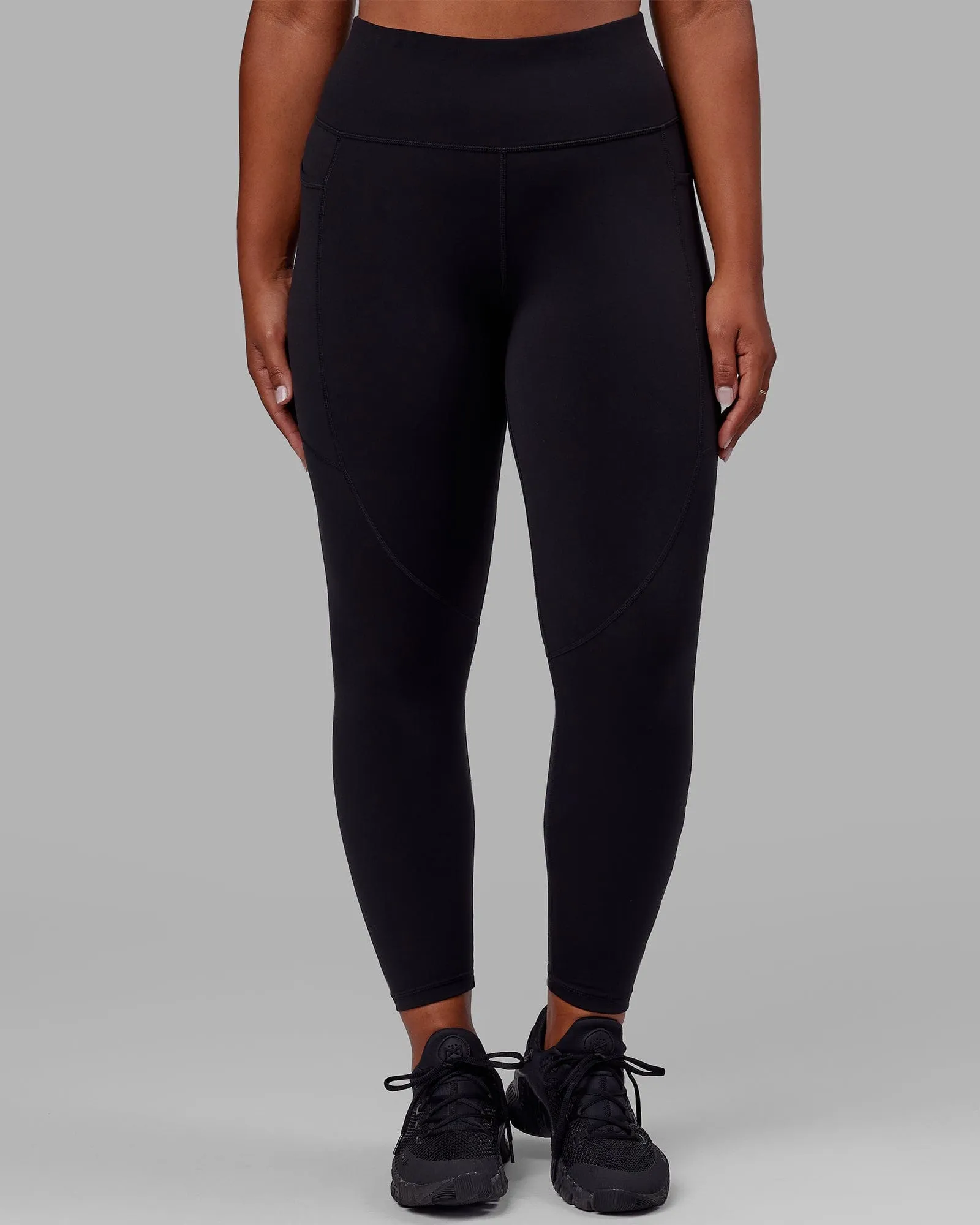 Rep Full Length Leggings - Black-Black