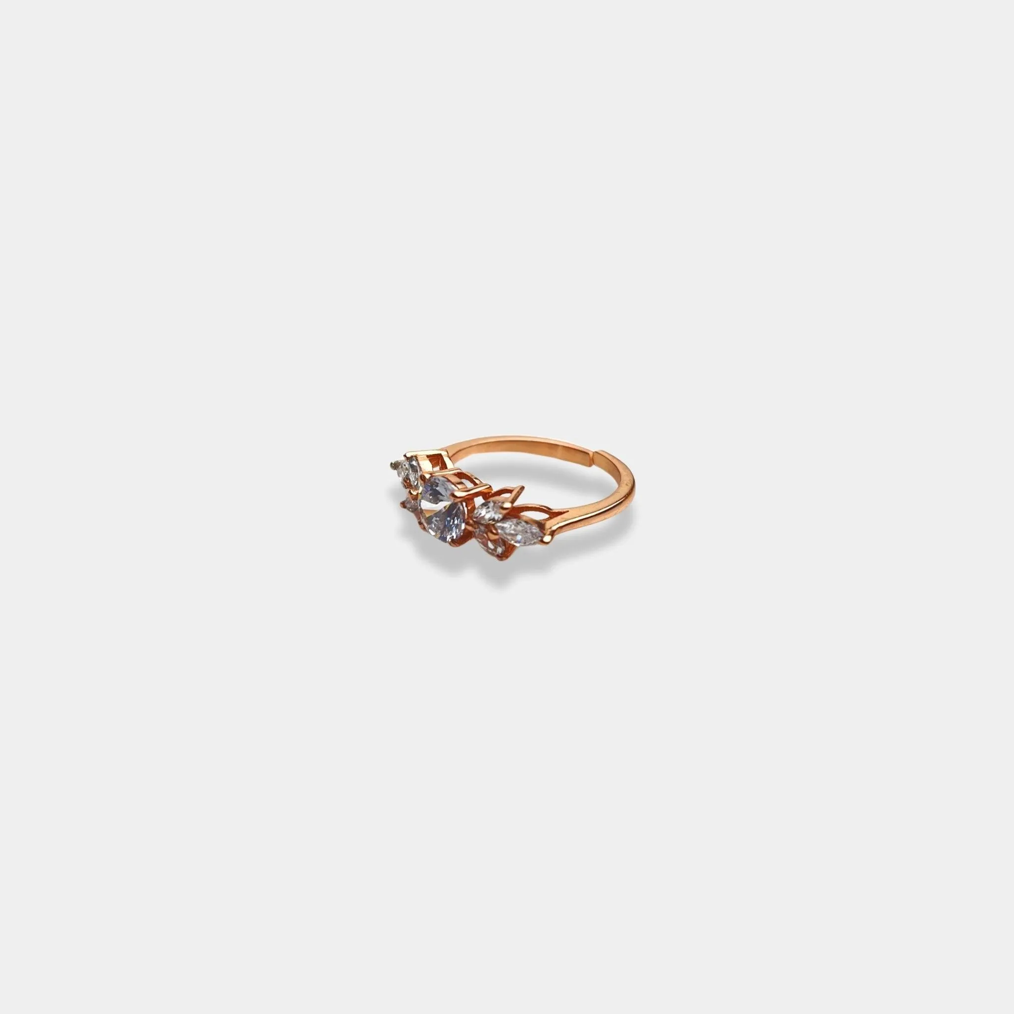 rose gold Eternal Brilliance Trio ring