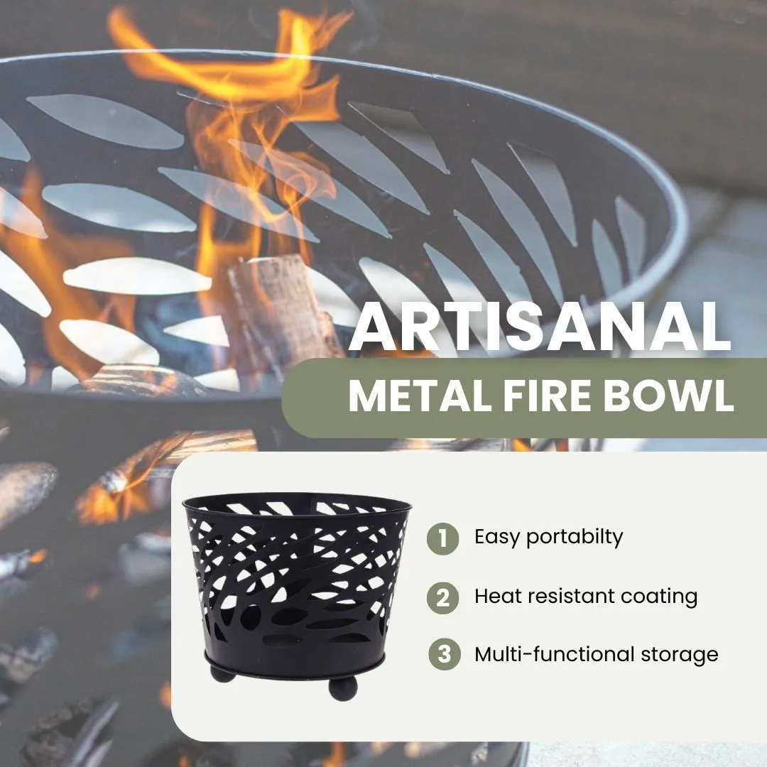 Round Metal Fire Bowl