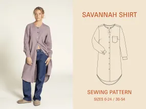 Savannah Shirt Sewing Pattern