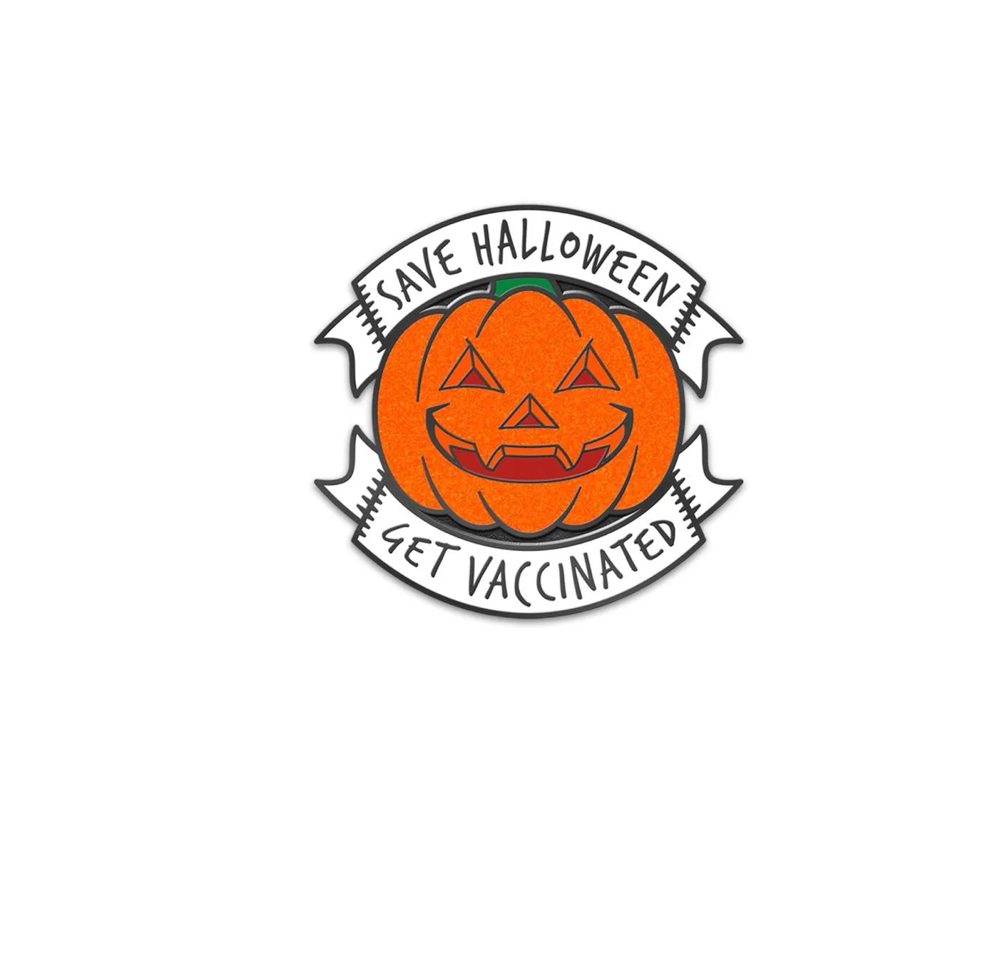 Save Halloween Pin