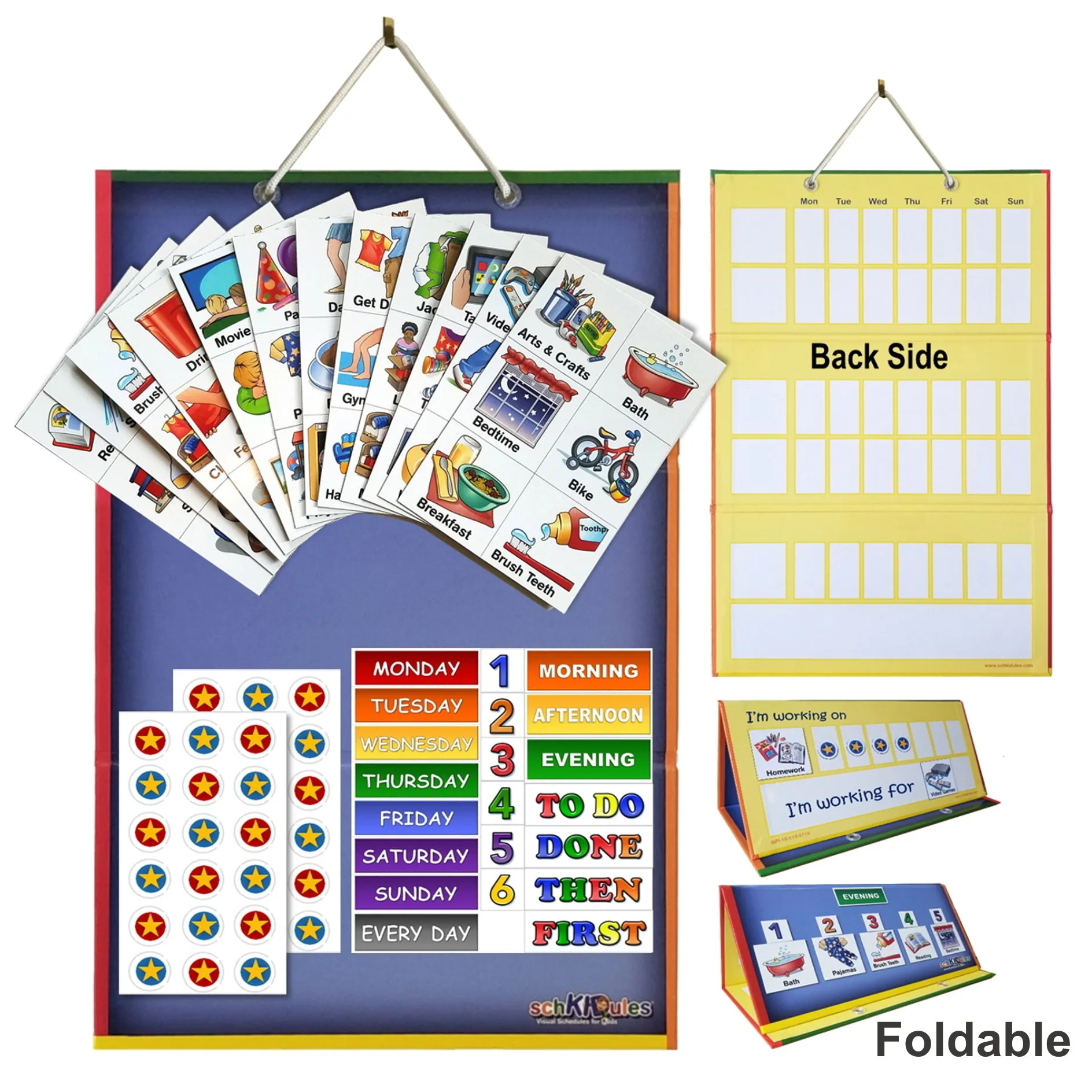 SchKIDules Visual Schedules for Kids - SchKIDules Home Bundle