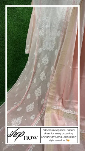 Soft Chanderi dress | Semi-Stitched suits | Embellished Elegance | Elegant Ethnics | Semi-Stitched Styles