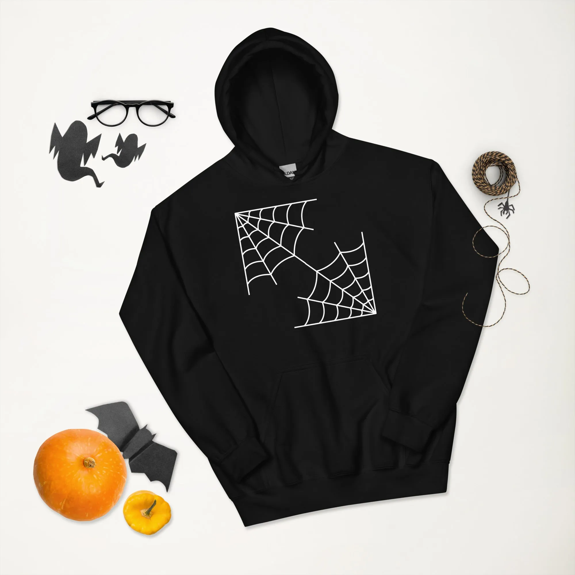 Spiderwebs Halloween Unisex Hoodie