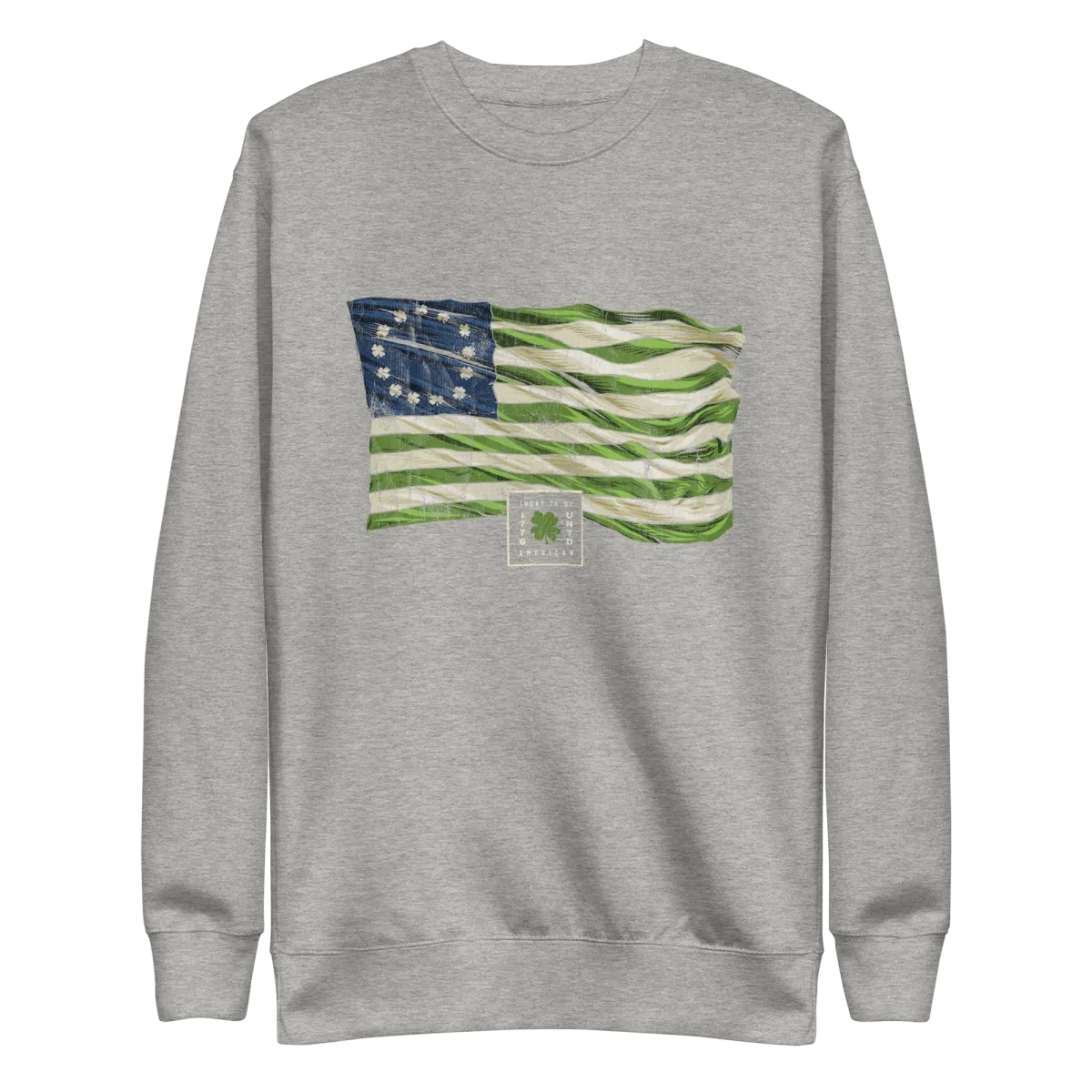 St. Paddy's Betsy Ross Flag Crew Neck Sweatshirt - Women's