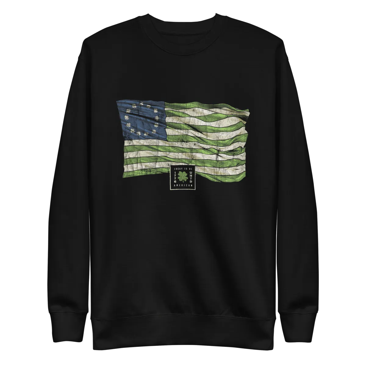 St. Paddy's Betsy Ross Flag Crew Neck Sweatshirt - Women's