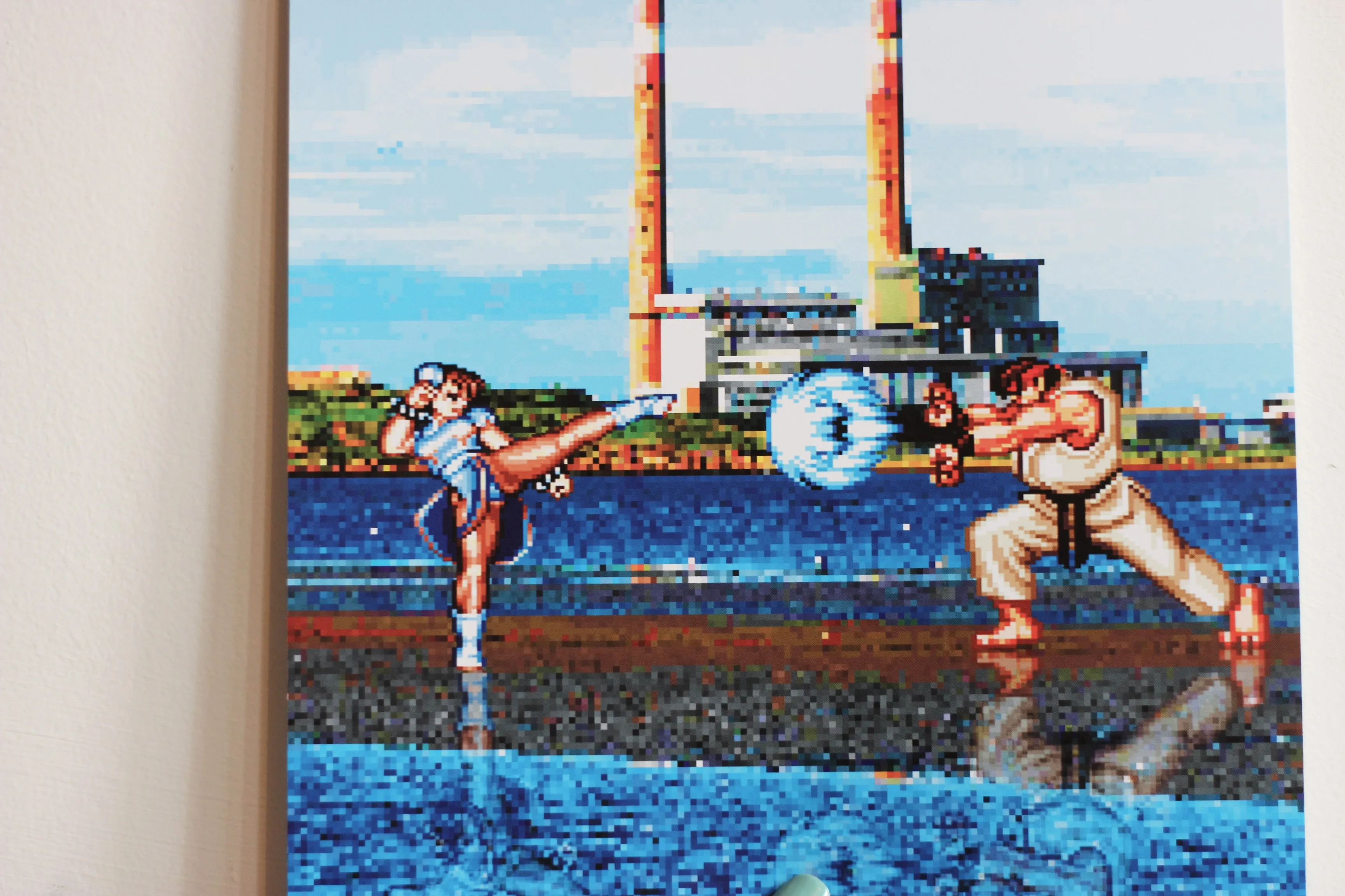 Street Fighter Poolbeg Art Print