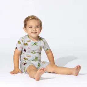 Teenage Mutant Ninja Turtles Retro Bamboo Kids Pajama Short Set