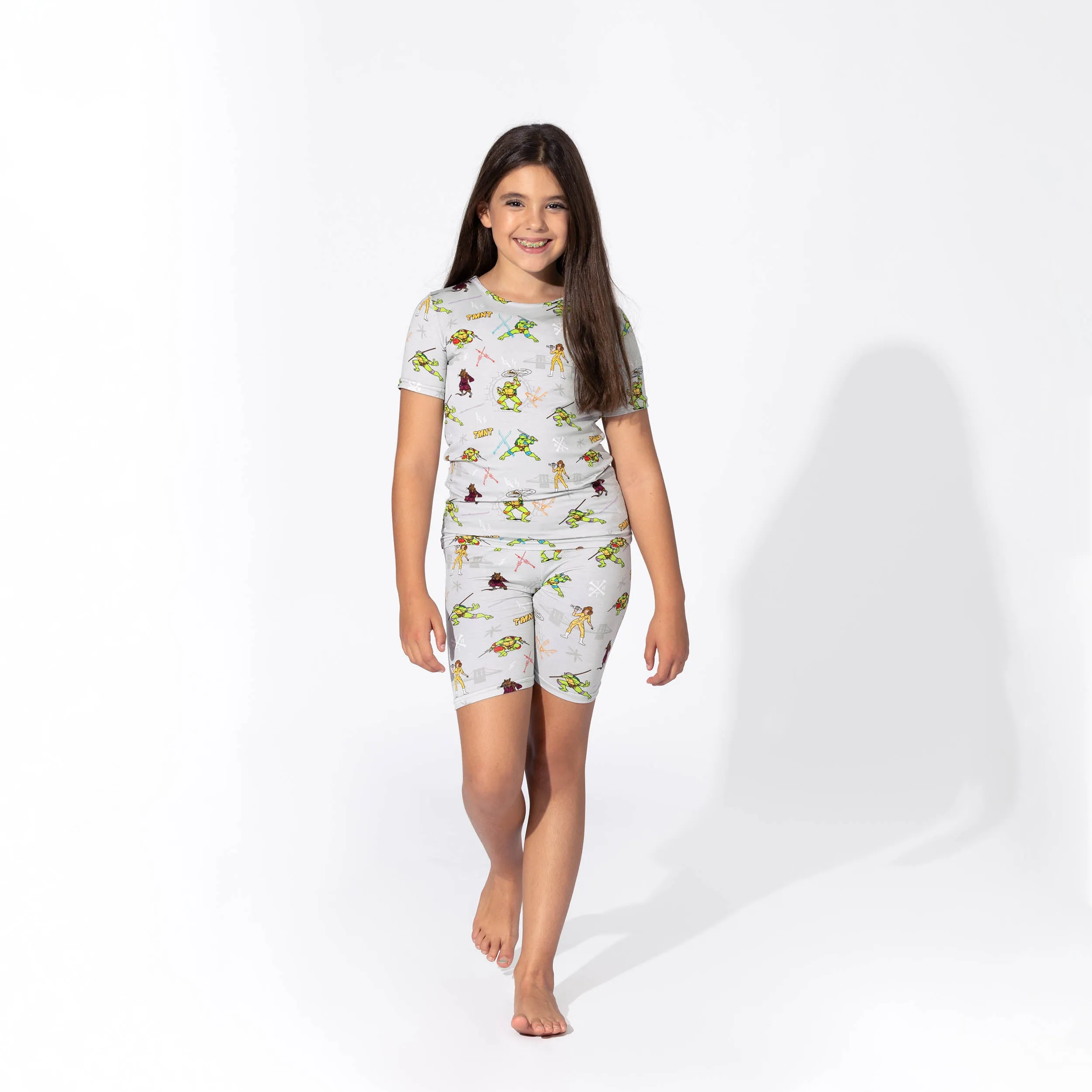 Teenage Mutant Ninja Turtles Retro Bamboo Kids Pajama Short Set