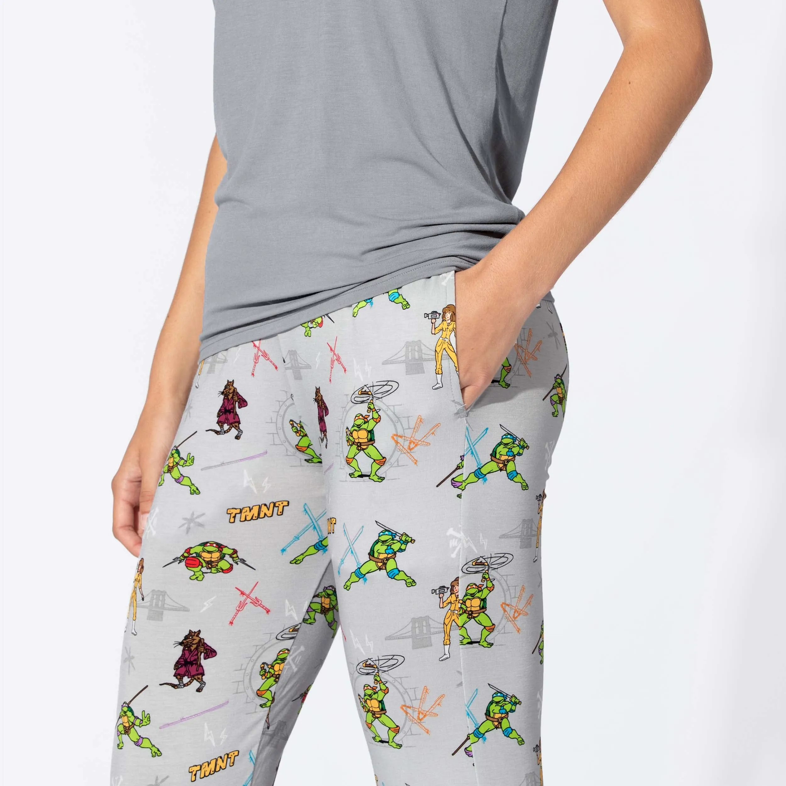 Teenage Mutant Ninja Turtles Retro Bamboo Women's Pajama Set