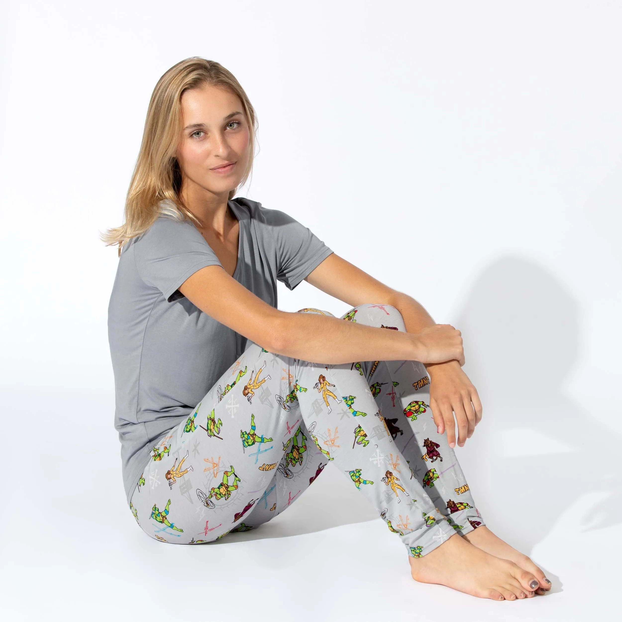 Teenage Mutant Ninja Turtles Retro Bamboo Women's Pajama Set