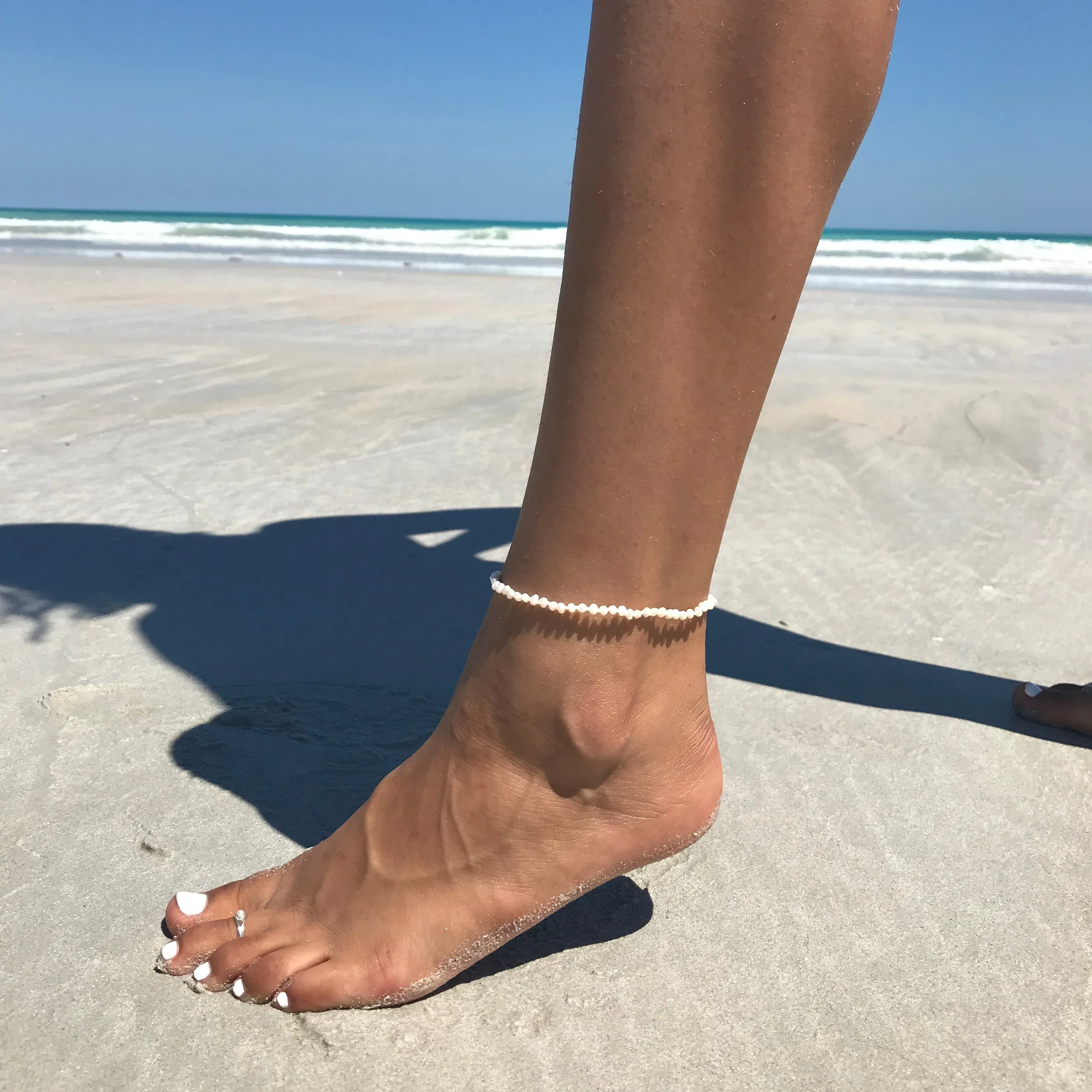 The Coast Pearl Anklet