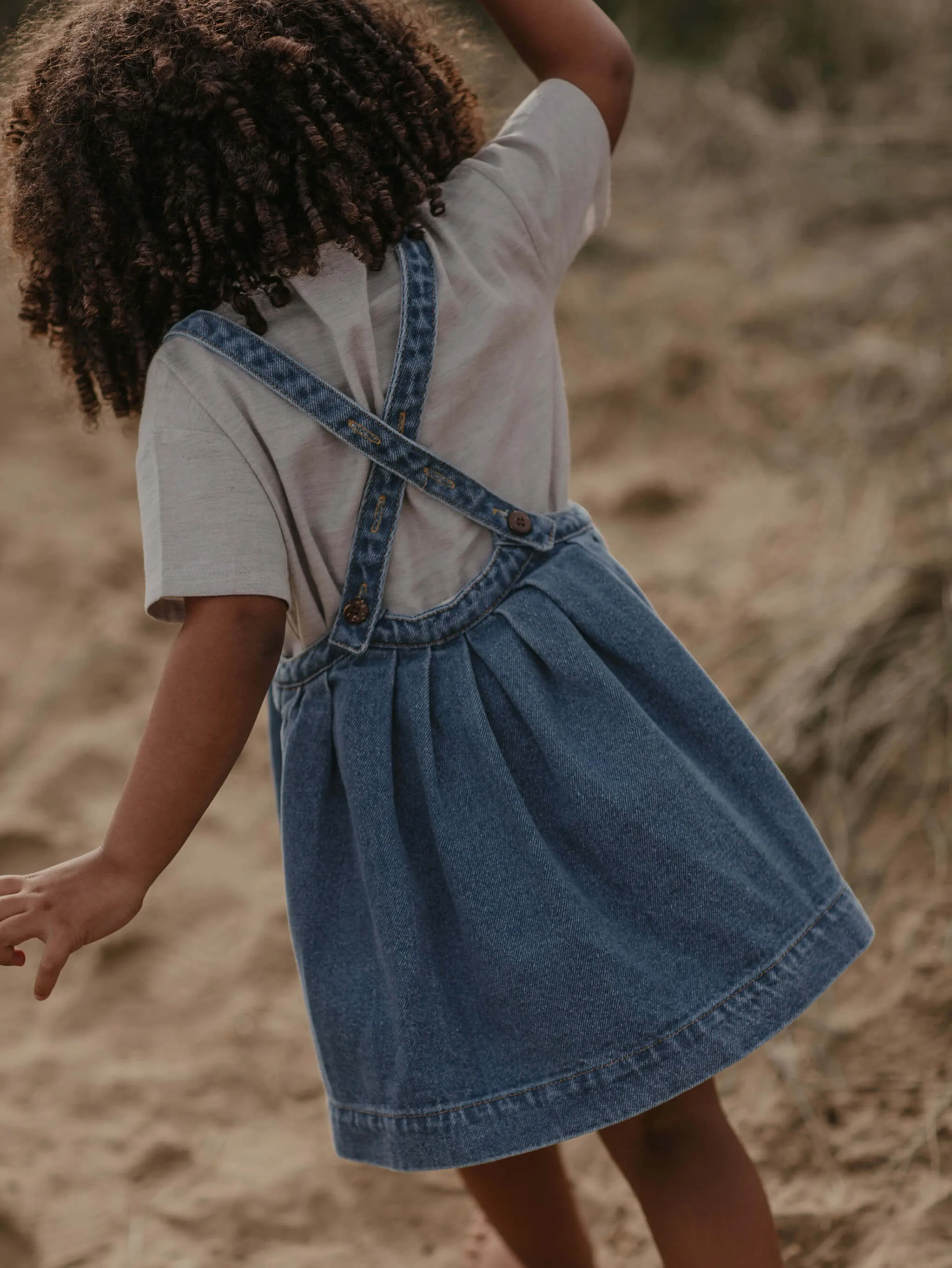 The Oversized Denim Pinafore