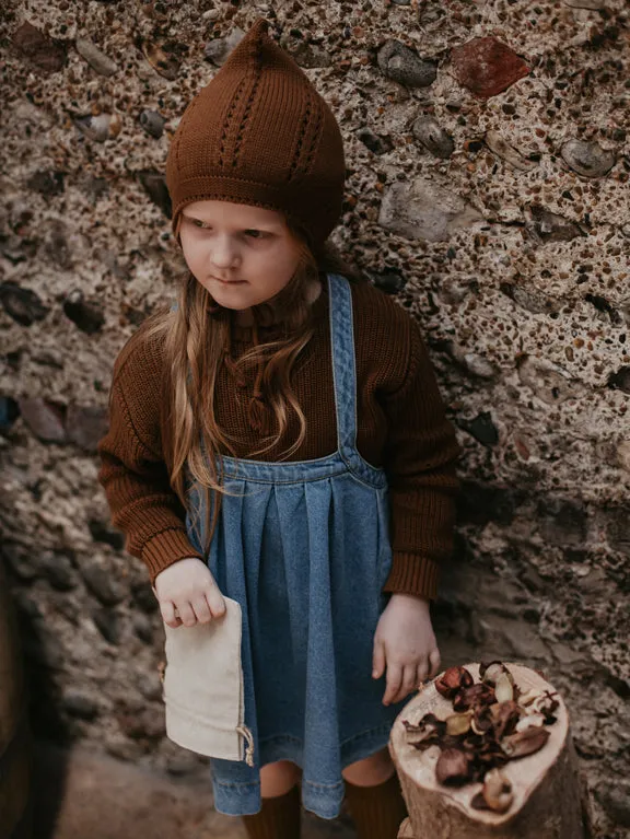 The Oversized Denim Pinafore