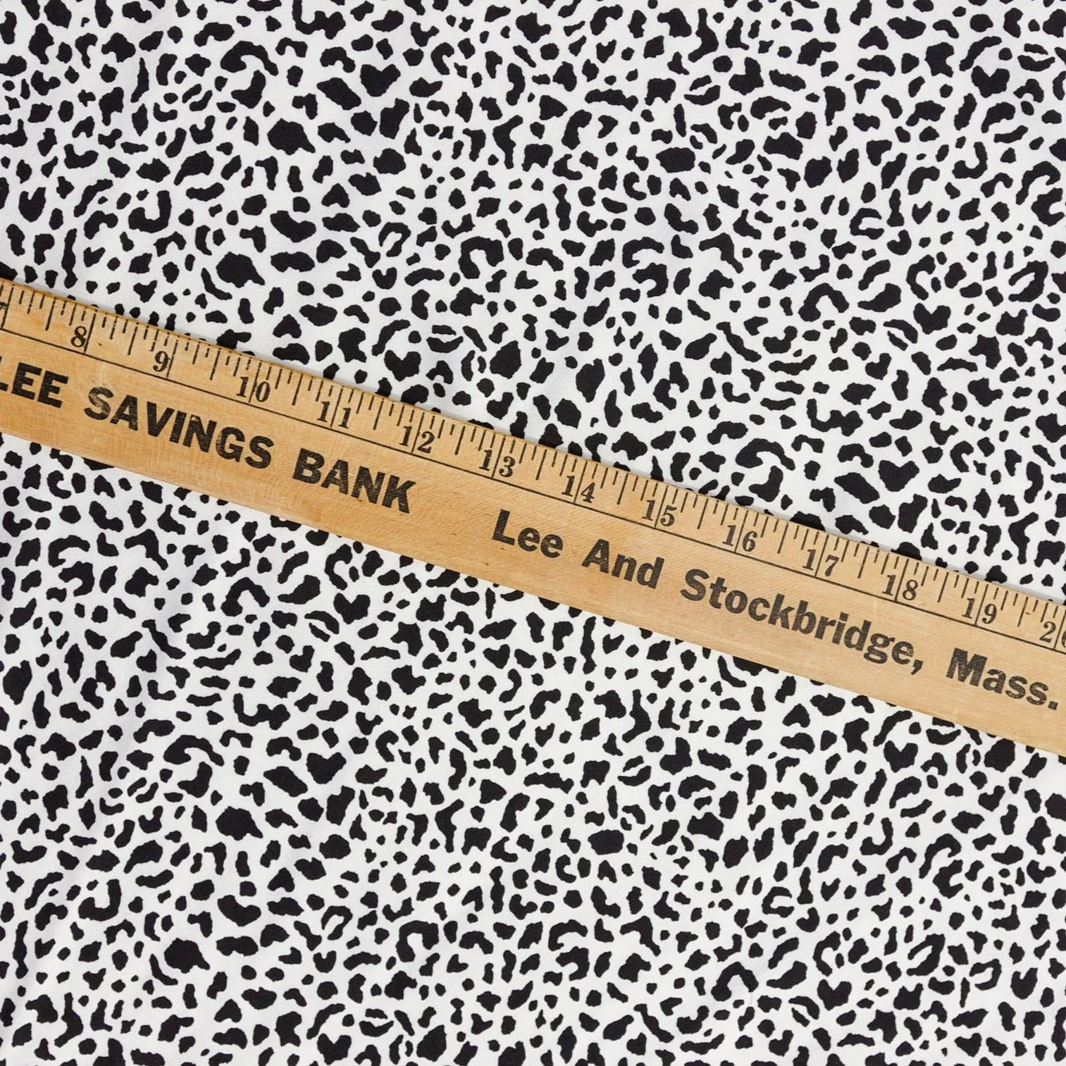 Tiny Leopard Rayon Challis - Remnant