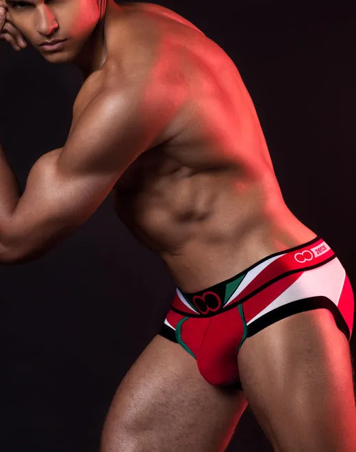 U20 Vavoom Brief Underwear - Red/White