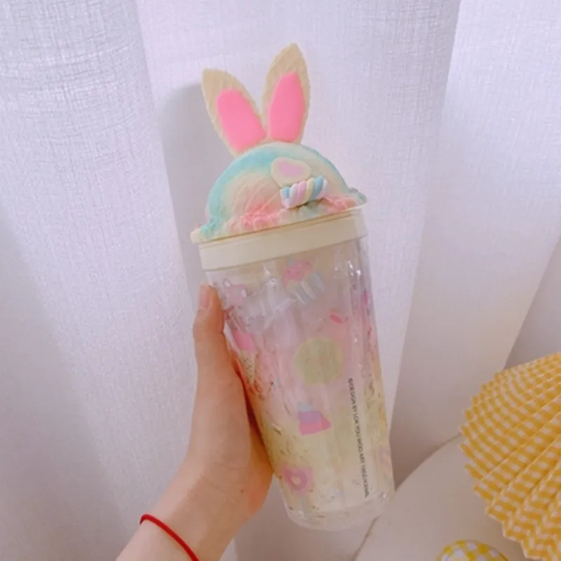 Unicorn Bunny Plastic Cup AD12146