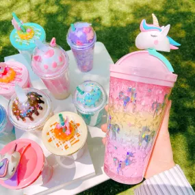 Unicorn Bunny Plastic Cup AD12146