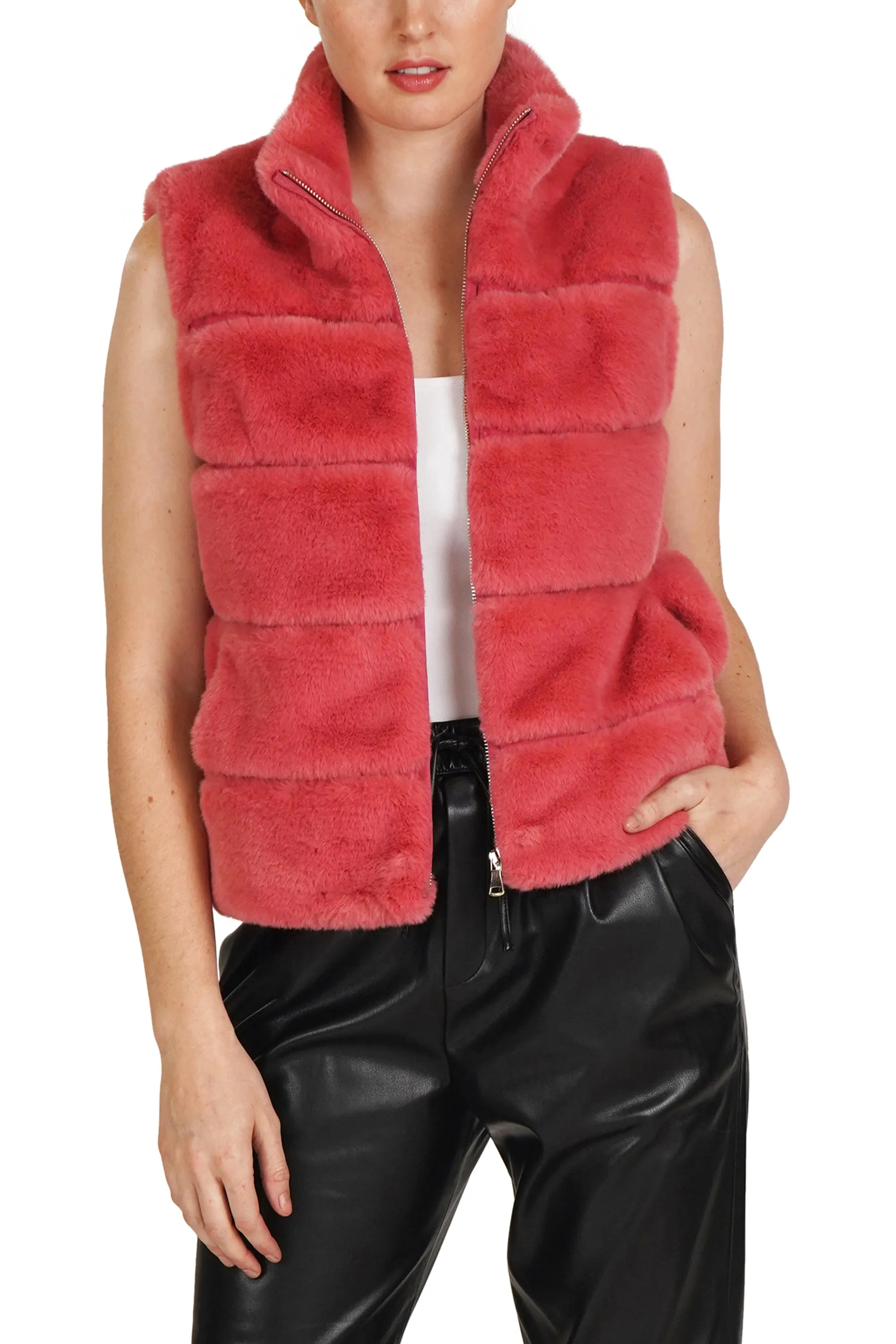 Vince Faux Fur Vest