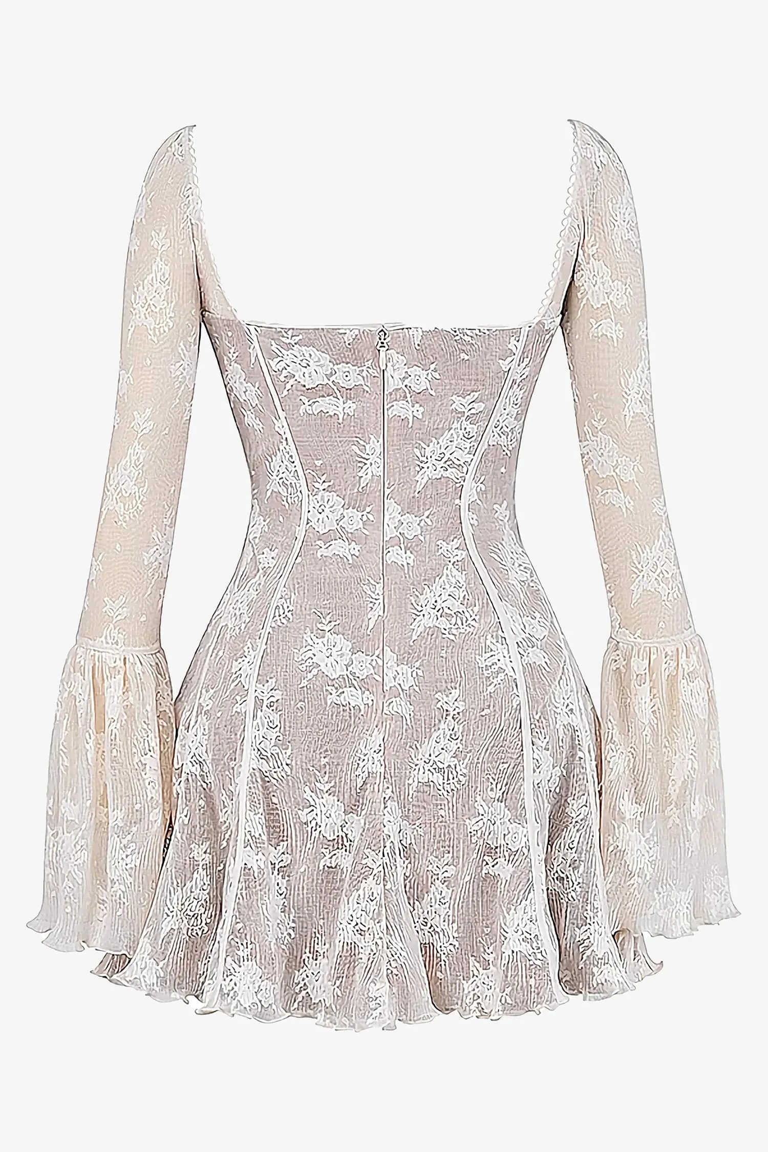 Vintage Bell Sleeve Lace Dress