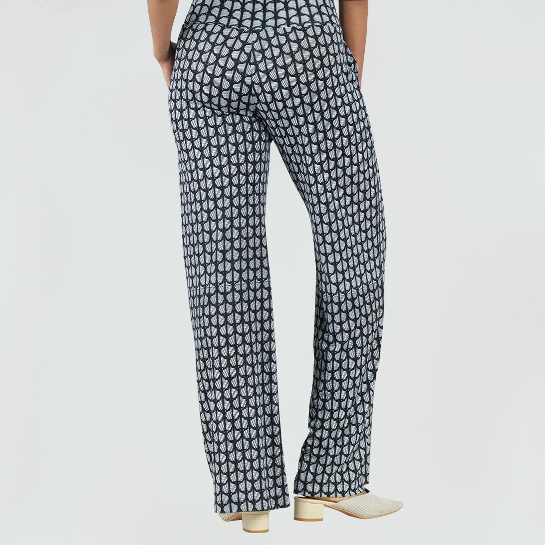 Wide Leg Pocket Pant - Geo Striped - Final Sale!