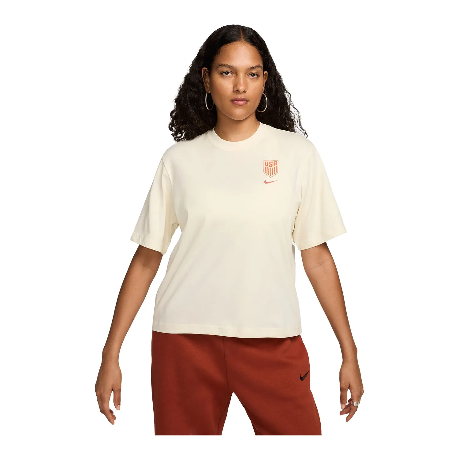 Women's Nike USA Star Tan Tee