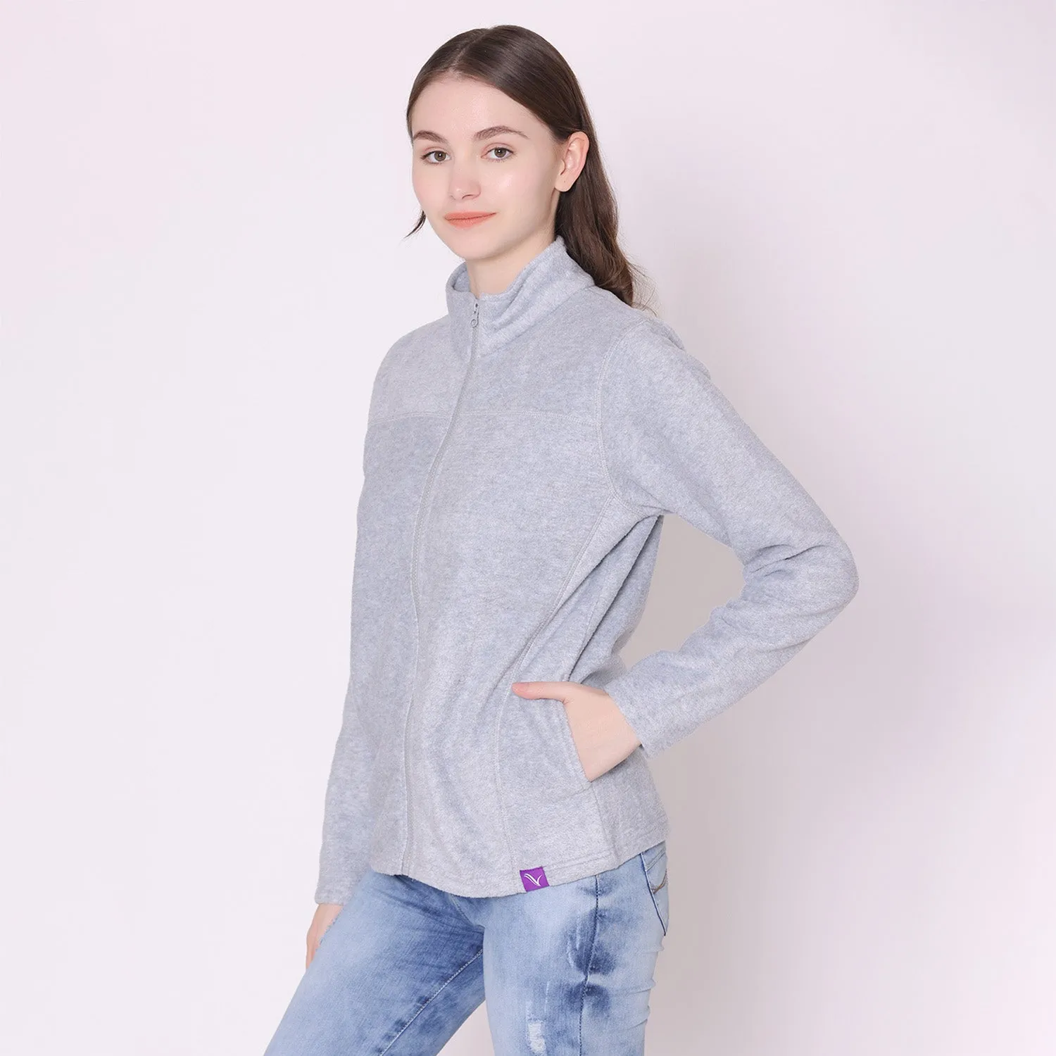 Women's  Polar  Jacket - Light Grey