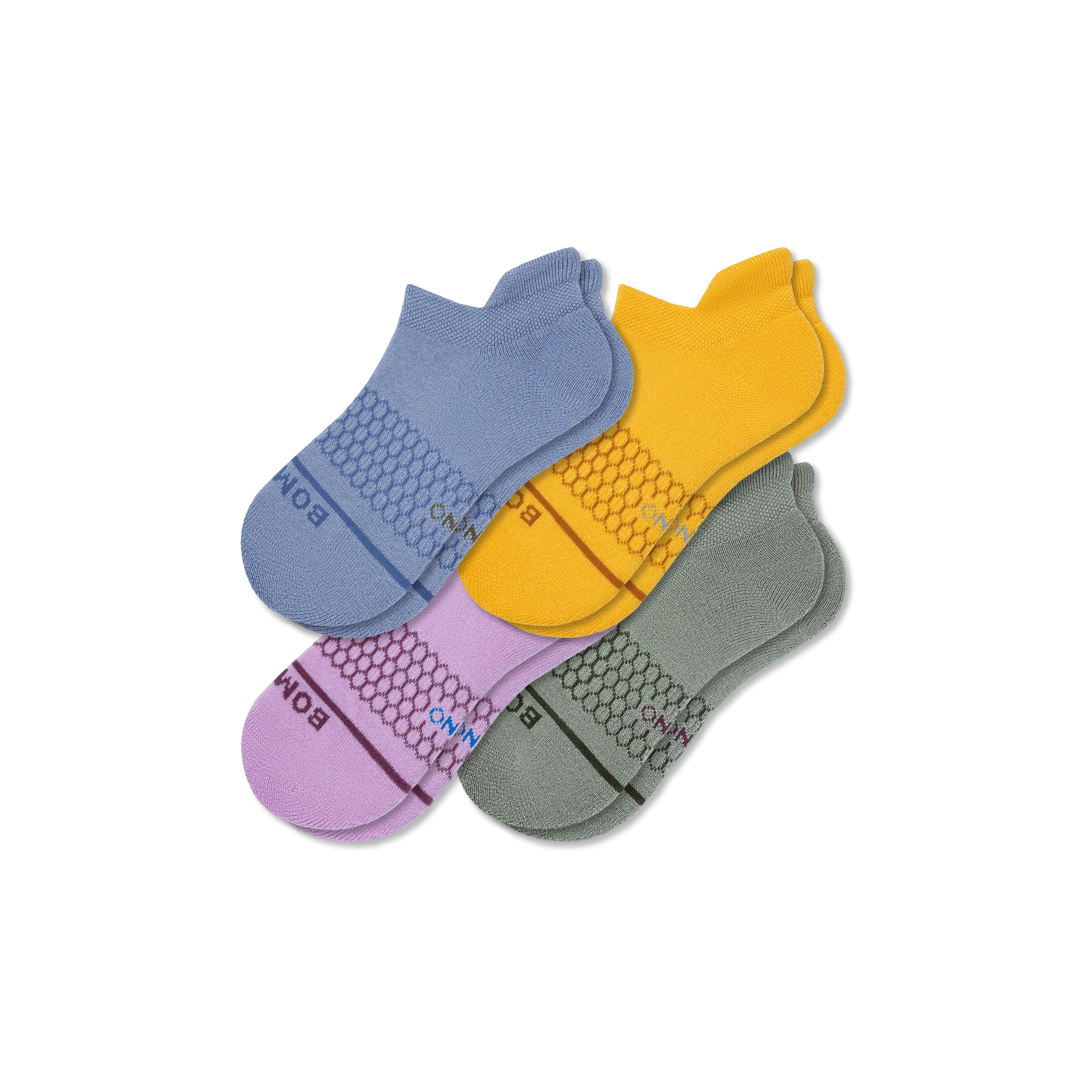 Youth Merino Wool Blend Ankle Sock 4-Pack