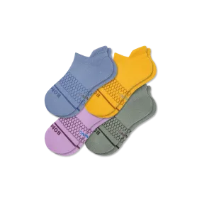 Youth Merino Wool Blend Ankle Sock 4-Pack