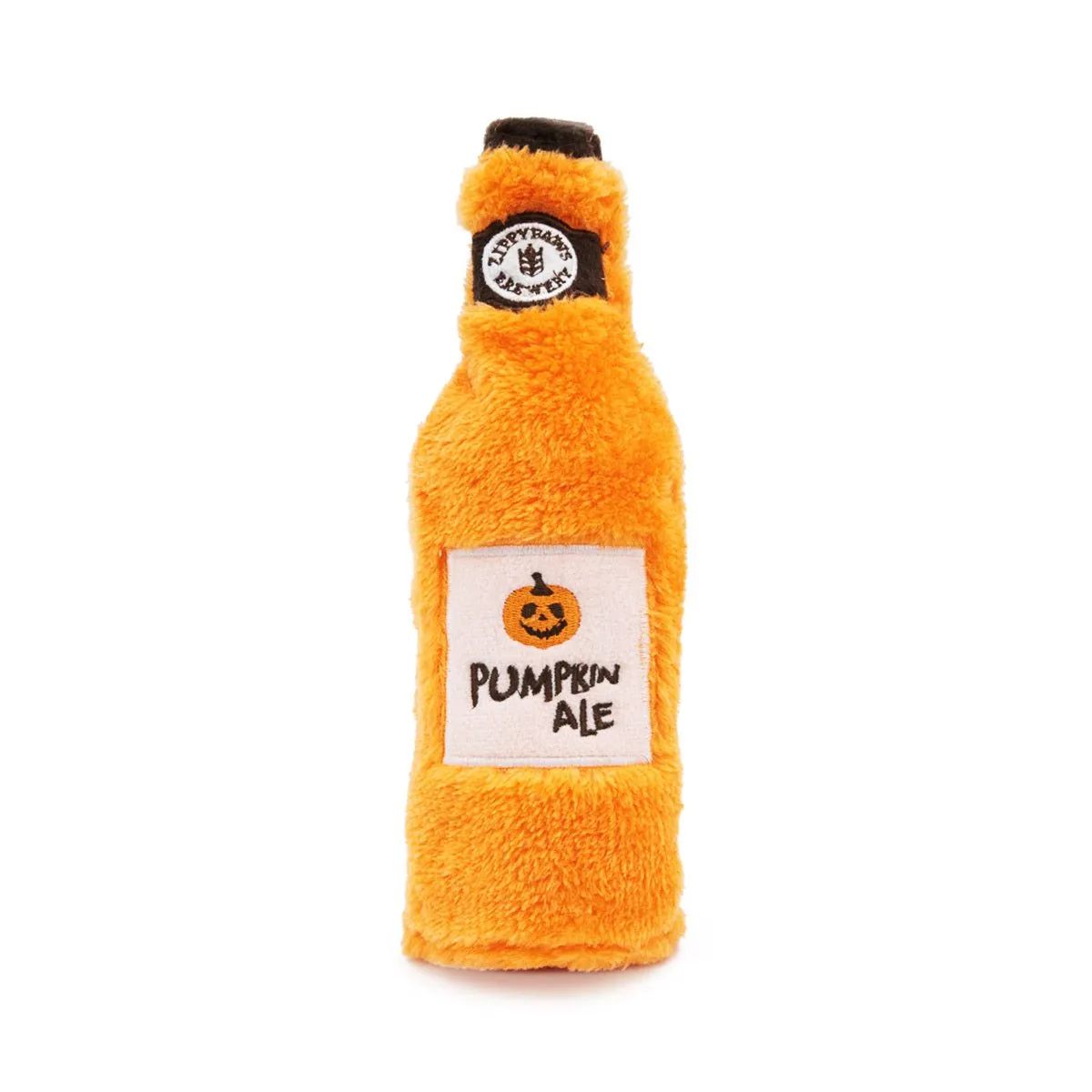 Zippy Paws Happy Hour Crusherz Bottle Dog Toy - Whiskey